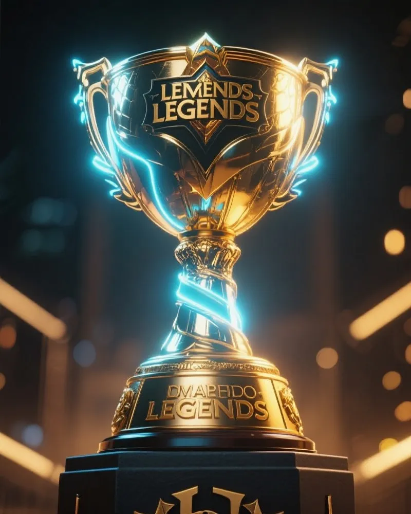 英雄联盟全球总决赛奖杯